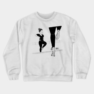 Woman dancing salsa Crewneck Sweatshirt